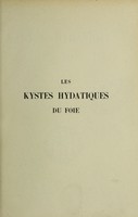 view Les kystes hydatiques du foie / par le Dr F. Deve.