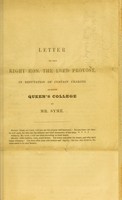 view Letter to the Right Hon. the Lord Provost, in refutation of certain charges against Queen's College by Mr. Syme.