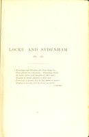 view Locke and Sydenham and other papers / by John Brown.