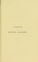 view A manual of dental anatomy : human and comparative / by Charles S. Tomes.