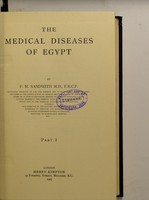 view The medical diseases of Egypt / by F.M. Sandwith.