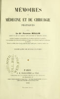 view Mémoires de médecine et de chirurgie pratiques / par Prosper Hullin.