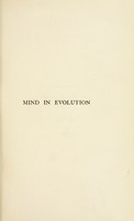 view Mind in evolution / by L.T. Hobhouse.