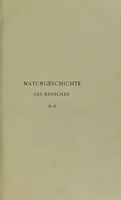 view Naturgeschichte des menschen : Grundiss der somatischen anthropologie, mit 342 teils farbigen abbildungen und 5 farbigen tafeln / C.H. Stratz.