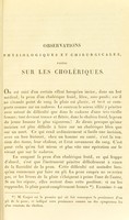 view Observations physiologiques et chirurgicales faites sur les cholériques / par J.F. Dieffenbach.