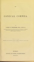 view On conical cornea / by James H. Pickford.