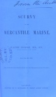 view On scurvy in the mercantile marine / by Walter Dickson.