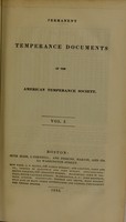view Permanent temperance documents of the American Temperance Society. Vol. I.