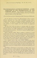 view The physiological action of borneol : a contribution to the pharmacology of the camphor group / by Ralph Stockman.