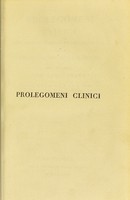 view Prolegomeni clinici per servire d'introduzione teoretica allo studio pratico della medicina / Val. Luigi Brera.
