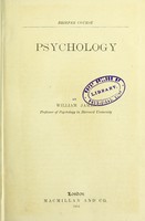 view Psychology : briefer course / by William James.