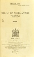 view Royal Army Medical Corps training, 1911.