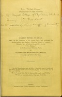 view Scarlet fever, its cure : based on the chemistry of the human body, and confirmed by medical science and pratice : being the sequel to 'Asiatic cholera' ... / by Alexander Mackenzie Cameron.