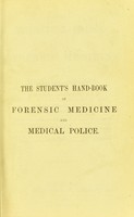 view The student's handbook of forensic medicine and medical police / by H. Aubrey Husband.