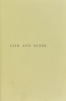 view Studies in life and sense / by Andrew Wilson.