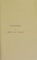 view Surgery : its theory and practice / by William Johnson Walsham.