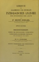 view Technik der histologischen Untersuchung : pathologisch-anatomischer Präparate für Studierende und Ärzte / von C. v. Kahlden.