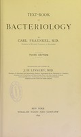 view Text-book of bacteriology / by Carl Fraenkel.