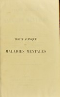 view Traité clinique des maladies mentales / par H. Schüle.