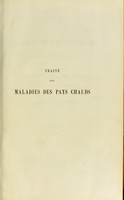 view Traité des maladies des pays chauds : région prétropicale / par A. Kelsch, P.-L. Kiener.