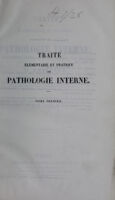 view Traité élémentaire et pratique de pathologie interne / par A. Grisolle.