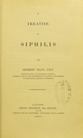 view A treatise on siphilis [sic] / by Herbert Mayo.