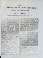 view Ueber Uterusdrusen-Neubildung in Uterus- und Ovarial-Sarcomen / von C. Rokitansky.