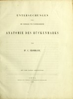 view Untersuchungen über die normale und pathologische Anatomie des Rückenmarks / von C. Frommann.