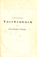 view Vollständiges Taschenbuch der theoretischen Chemie zur schnellen Uebersicht und leichten Repetition / bearbeitet von C.G. Lehmann.