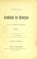 view Vorlesungen uber Krankheiten der Harnorgane / von Robert Ultzmann ; mitgetheilt und bearbeitet von J.H. Brik.