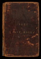 view 'Index to Case book': refers to Chronic Case Book (H64/B/07/001), and general Case Books '4-8' (H64/B/06/004-008). Index divided into male and female patients