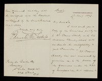 view Trust Investment Act 1889: Case for opinion of Counsel as to Powers of Investment, questions and answers with opinion of Edmund Teesdale, Solicitor of 6 Frederick's Place, Old Jewry