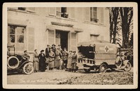 view One of our relief stations with British voluntary lady workers  / British Committee of the French Red Cross.