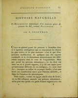 view Histoire naturelle et description anatomique d'un nouveau genre de poisson du Nil, nommé Polyptère / [Etienne Geoffroy Saint-Hilaire].