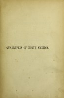 view The vivparous quarupeds of North America / [John James Audubon].