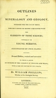 view Outlines of mineralogy and geology ... / [William Phillips].