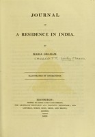 view Journal of a residence in India / By Maria Graham. Illustrated by engravings.