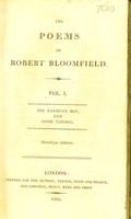 view Poems / [Robert Bloomfield].