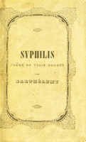 view Syphilis. Poème en trois chants / Avec des notes par Giraudeau de Saint-Gervais.