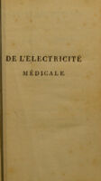 view De l'électricité médicale / R. Ph. F. [sic].