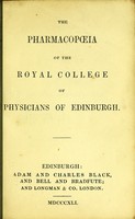 view The pharmacopoeia of the Royal College of Physicians of Edinburgh.