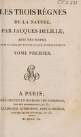view Les trois règnes de la nature ... / avec des notes par M. Cuvier ... et autres savants.