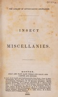 view Insect miscellanies / [Anon].