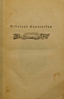 view Nikolaus Kopernikus / Dargestellt von Dr. Johann Heinrich Westphal.