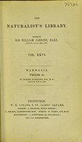 view [The natural history of the ordinary Cetacea or whales] / [Robert Hamilton].