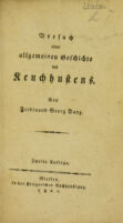 view Versuch einer allgemeinen Geschichte des Keuchhustens / [Ferdinand Georg Danz].