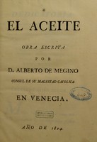 view El aceite / [Alberto de Megino].