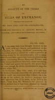 view An account of the trials on bills of exchange, wherein the deceit of Mr. John King and his confederates, and the pretence of lending money is exposed / [Joanna Southcott].