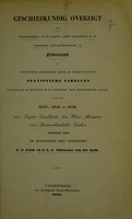 view Geschiedkundig overzigt der verbeteringen, in de laatste jaren daargesteld in de verpleging van krankzinnigen in Nederland en toelichtende opmerkingen nopens de daarbij gevoegde statistieke tabellen betrekkelijk de bevolking in de gestichten voor krankzinnigen aldaar, in de jaren 1844, 1845 en 1846 ... / door C.J. Feith en J.L.C. Schroeder van der Kolk.