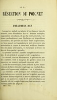 view De la résection du poignet / par Henri Folet.